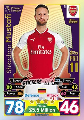 Sticker Shkodran Mustafi