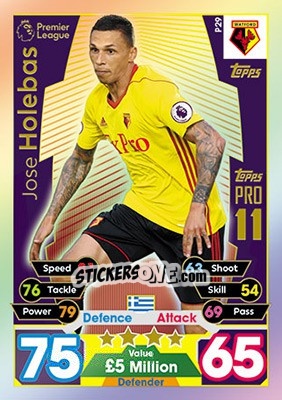 Cromo Jose Holebas