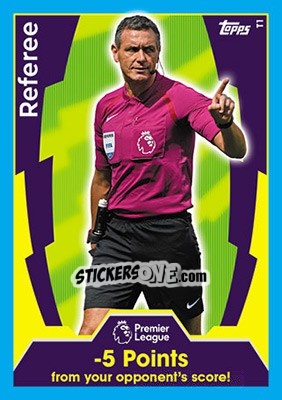 Sticker Referee - English Premier League 2017-2018. Match Attax - Topps