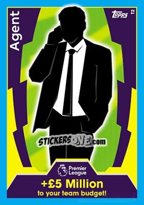 Sticker Agent - English Premier League 2017-2018. Match Attax n. T2 - Topps
