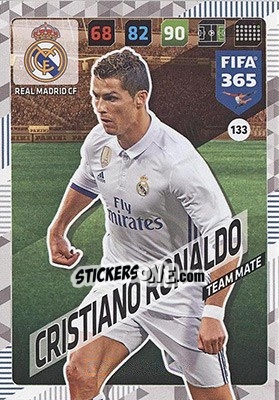 Sticker Cristiano Ronaldo - FIFA 365: 2017-2018. Adrenalyn XL - Nordic edition n. 133 - Panini