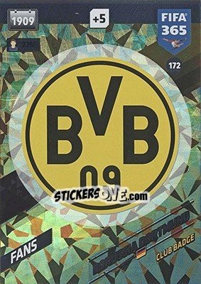 Sticker Club Badge - FIFA 365: 2017-2018. Adrenalyn XL - Nordic edition n. 172 - Panini