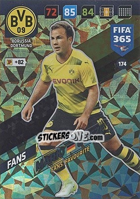 Sticker Mario Götze - FIFA 365: 2017-2018. Adrenalyn XL - Nordic edition n. 174 - Panini