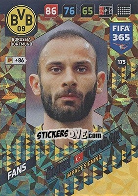 Sticker Ömer Toprak - FIFA 365: 2017-2018. Adrenalyn XL - Nordic edition - Panini