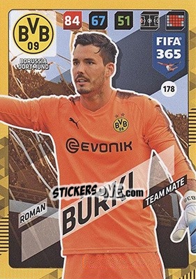 Cromo Roman Bürki - FIFA 365: 2017-2018. Adrenalyn XL - Nordic edition - Panini