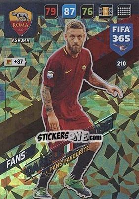 Figurina Daniele De Rossi - FIFA 365: 2017-2018. Adrenalyn XL - Nordic edition - Panini