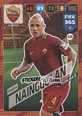 Sticker Radja Nainggolan - FIFA 365: 2017-2018. Adrenalyn XL - Nordic edition - Panini