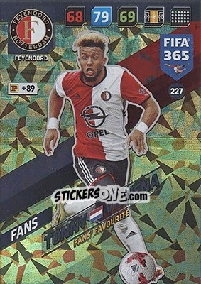 Sticker Tonny Vilhena - FIFA 365: 2017-2018. Adrenalyn XL - Nordic edition n. 227 - Panini