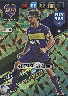 Sticker Pablo Pérez - FIFA 365: 2017-2018. Adrenalyn XL - Nordic edition n. 12 - Panini