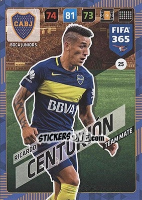 Sticker Ricardo Centurión - FIFA 365: 2017-2018. Adrenalyn XL - Nordic edition - Panini