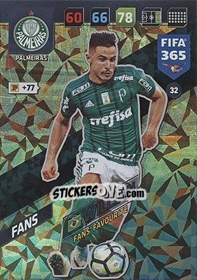 Sticker Willian - FIFA 365: 2017-2018. Adrenalyn XL - Nordic edition n. 32 - Panini