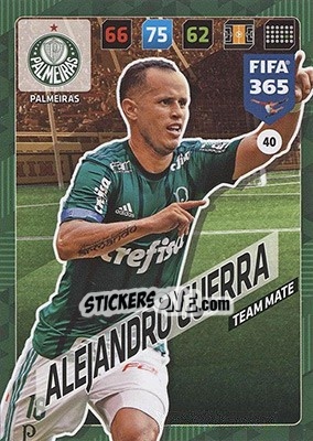 Sticker Alejandro Guerra - FIFA 365: 2017-2018. Adrenalyn XL - Nordic edition n. 40 - Panini