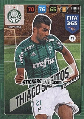 Figurina Thiago Santos - FIFA 365: 2017-2018. Adrenalyn XL - Nordic edition - Panini