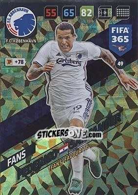 Sticker Federico Santander - FIFA 365: 2017-2018. Adrenalyn XL - Nordic edition n. 49 - Panini