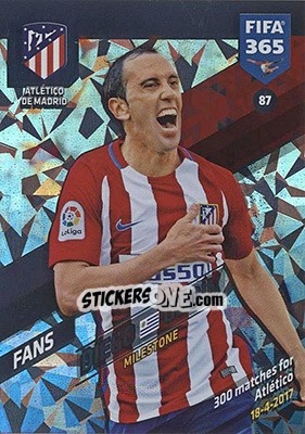 Sticker Diego Godin - FIFA 365: 2017-2018. Adrenalyn XL - Nordic edition n. 87 - Panini