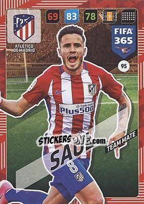 Sticker Saúl - FIFA 365: 2017-2018. Adrenalyn XL - Nordic edition - Panini