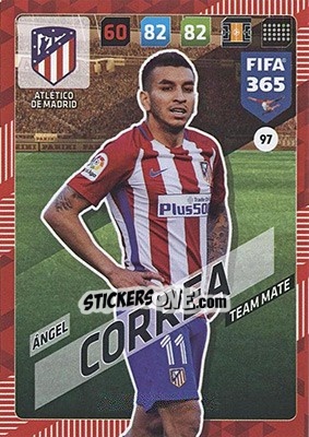 Cromo Ángel Correa - FIFA 365: 2017-2018. Adrenalyn XL - Nordic edition - Panini