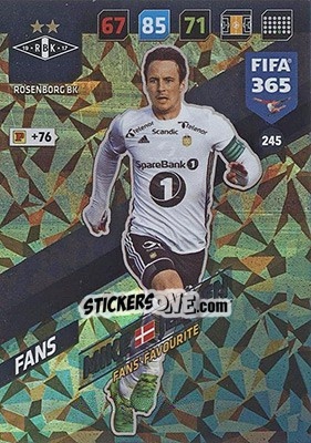 Sticker Mike Jensen - FIFA 365: 2017-2018. Adrenalyn XL - Nordic edition - Panini