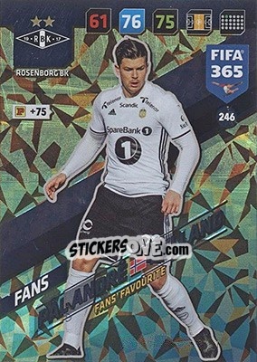 Figurina Pål Andre Helland - FIFA 365: 2017-2018. Adrenalyn XL - Nordic edition n. 246 - Panini
