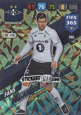 Cromo Pål Andre Helland - FIFA 365: 2017-2018. Adrenalyn XL - Nordic edition - Panini