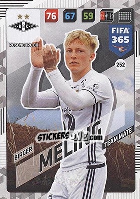 Sticker Birger Meling - FIFA 365: 2017-2018. Adrenalyn XL - Nordic edition - Panini