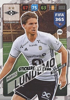 Figurina Marius Lundemo - FIFA 365: 2017-2018. Adrenalyn XL - Nordic edition n. 256 - Panini