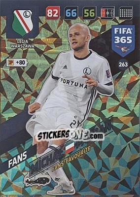 Sticker Michał Pazdan - FIFA 365: 2017-2018. Adrenalyn XL - Nordic edition n. 263 - Panini