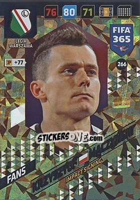 Sticker Krzysztof Mączyński - FIFA 365: 2017-2018. Adrenalyn XL - Nordic edition - Panini