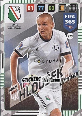 Sticker Adam Hloušek - FIFA 365: 2017-2018. Adrenalyn XL - Nordic edition n. 273 - Panini