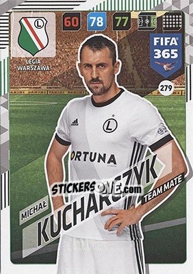 Sticker Michał Kucharczyk - FIFA 365: 2017-2018. Adrenalyn XL - Nordic edition n. 279 - Panini