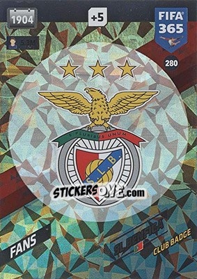 Sticker Club Badge - FIFA 365: 2017-2018. Adrenalyn XL - Nordic edition n. 280 - Panini