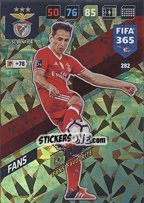 Sticker Jonas - FIFA 365: 2017-2018. Adrenalyn XL - Nordic edition n. 282 - Panini
