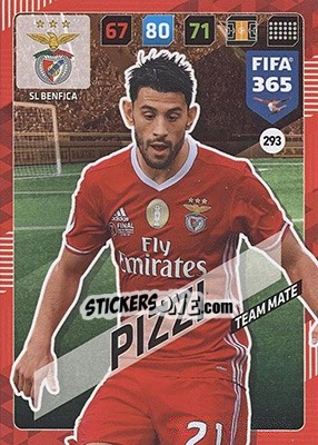 Sticker Pizzi - FIFA 365: 2017-2018. Adrenalyn XL - Nordic edition - Panini