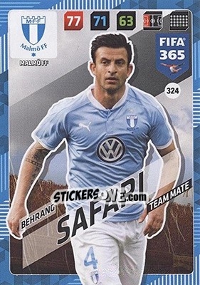 Sticker Behrang Safari - FIFA 365: 2017-2018. Adrenalyn XL - Nordic edition - Panini