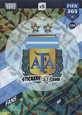 Sticker Logo - FIFA 365: 2017-2018. Adrenalyn XL - Nordic edition n. 334 - Panini
