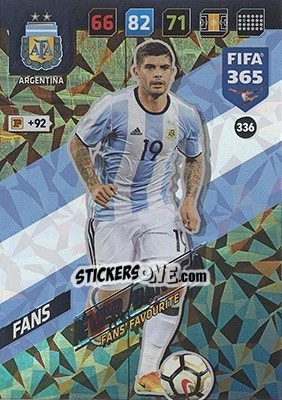 Cromo Éver Banega - FIFA 365: 2017-2018. Adrenalyn XL - Nordic edition - Panini