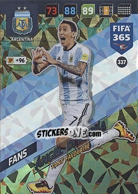 Sticker Ángel Di María - FIFA 365: 2017-2018. Adrenalyn XL - Nordic edition - Panini