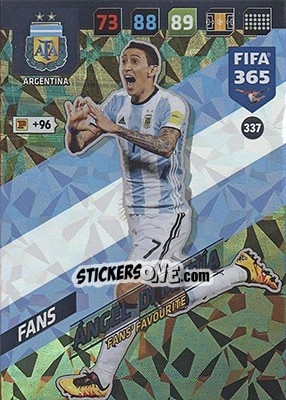 Cromo Ángel Di María - FIFA 365: 2017-2018. Adrenalyn XL - Nordic edition - Panini