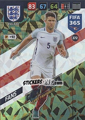 Sticker Gary Cahill - FIFA 365: 2017-2018. Adrenalyn XL - Nordic edition n. 372 - Panini