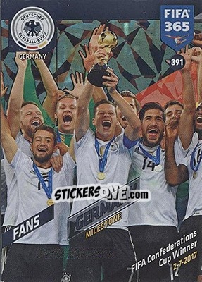 Sticker Germany - FIFA 365: 2017-2018. Adrenalyn XL - Nordic edition n. 391 - Panini