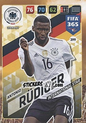 Sticker Antonio Rüdiger - FIFA 365: 2017-2018. Adrenalyn XL - Nordic edition - Panini