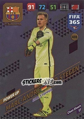 Cromo Marc-André ter Stegen - FIFA 365: 2017-2018. Adrenalyn XL - Nordic edition n. 408 - Panini