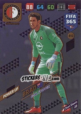 Sticker Brad Jones - FIFA 365: 2017-2018. Adrenalyn XL - Nordic edition n. 413 - Panini