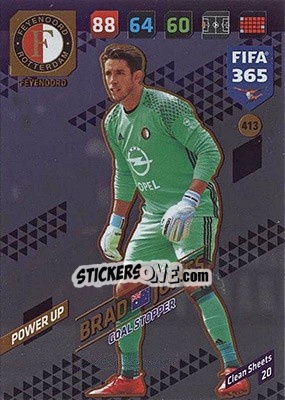 Cromo Brad Jones - FIFA 365: 2017-2018. Adrenalyn XL - Nordic edition - Panini