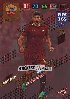Sticker Federico Fazio - FIFA 365: 2017-2018. Adrenalyn XL - Nordic edition n. 422 - Panini