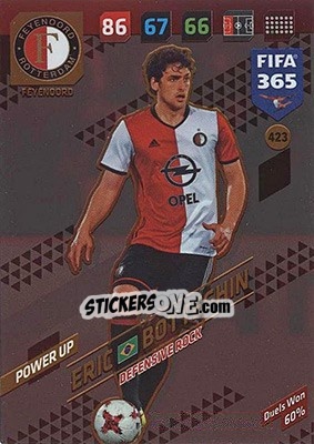 Sticker Eric Botteghin - FIFA 365: 2017-2018. Adrenalyn XL - Nordic edition n. 423 - Panini