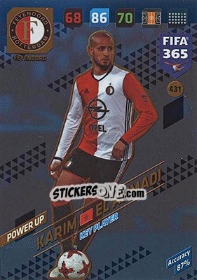 Sticker Karim El Ahmadi - FIFA 365: 2017-2018. Adrenalyn XL - Nordic edition - Panini