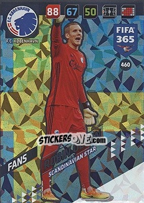 Sticker Robin Olsen - FIFA 365: 2017-2018. Adrenalyn XL - Nordic edition n. 460 - Panini
