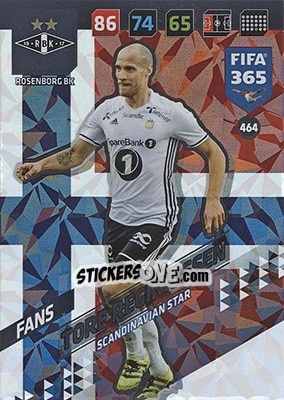 Sticker Tore Reginiussen - FIFA 365: 2017-2018. Adrenalyn XL - Nordic edition n. 464 - Panini