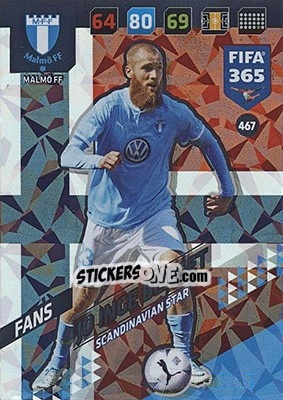 Cromo Jo Inge Berget - FIFA 365: 2017-2018. Adrenalyn XL - Nordic edition n. 467 - Panini